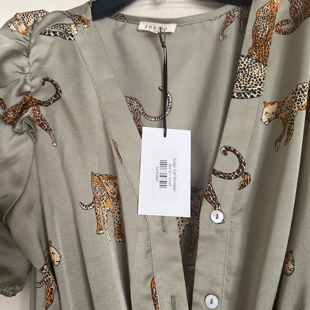 JODIE Leopard Print Romper